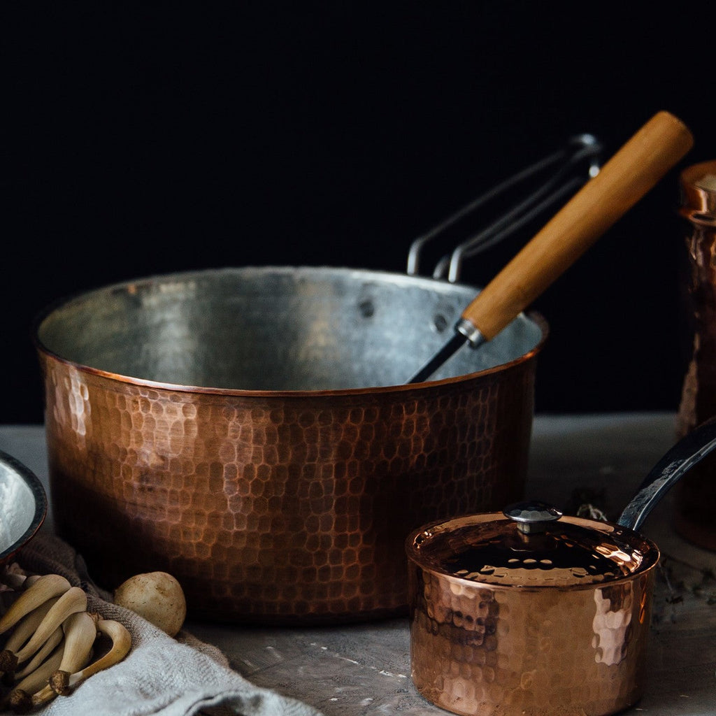 Sertodo Copper Sauce Pan with Lid