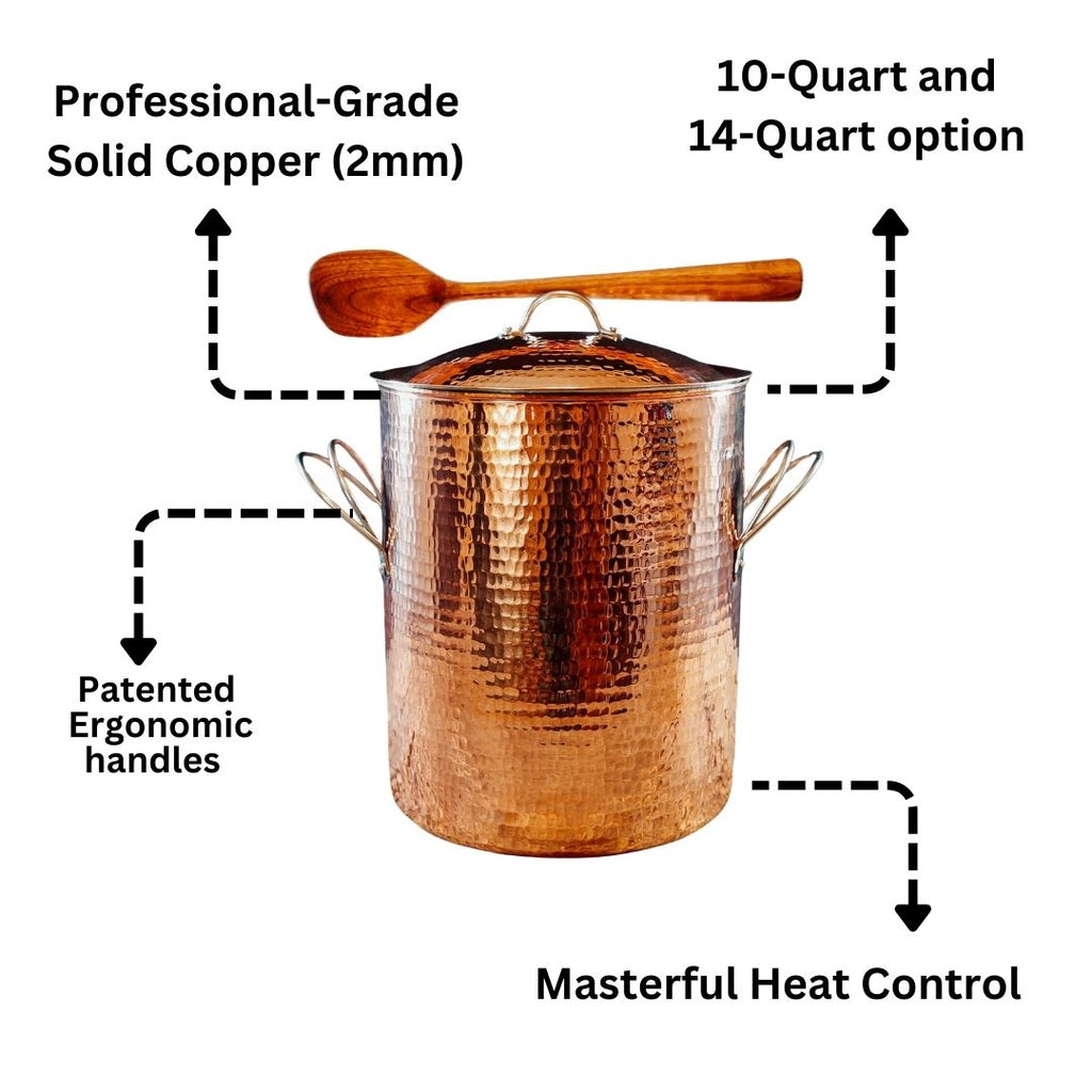 Sertodo Copper Stock Pot