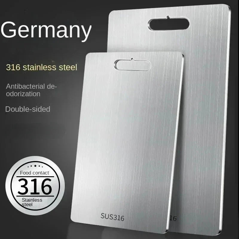 316 Stainless Steel Chopping Board | Antibacterial Cutting Board