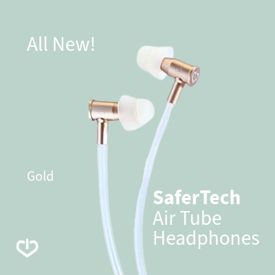 Air Tube Headphones for EMF Protection