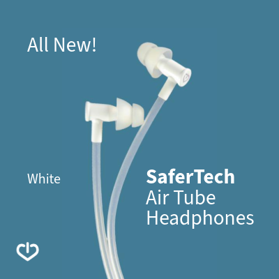Air Tube Headphones for EMF Protection