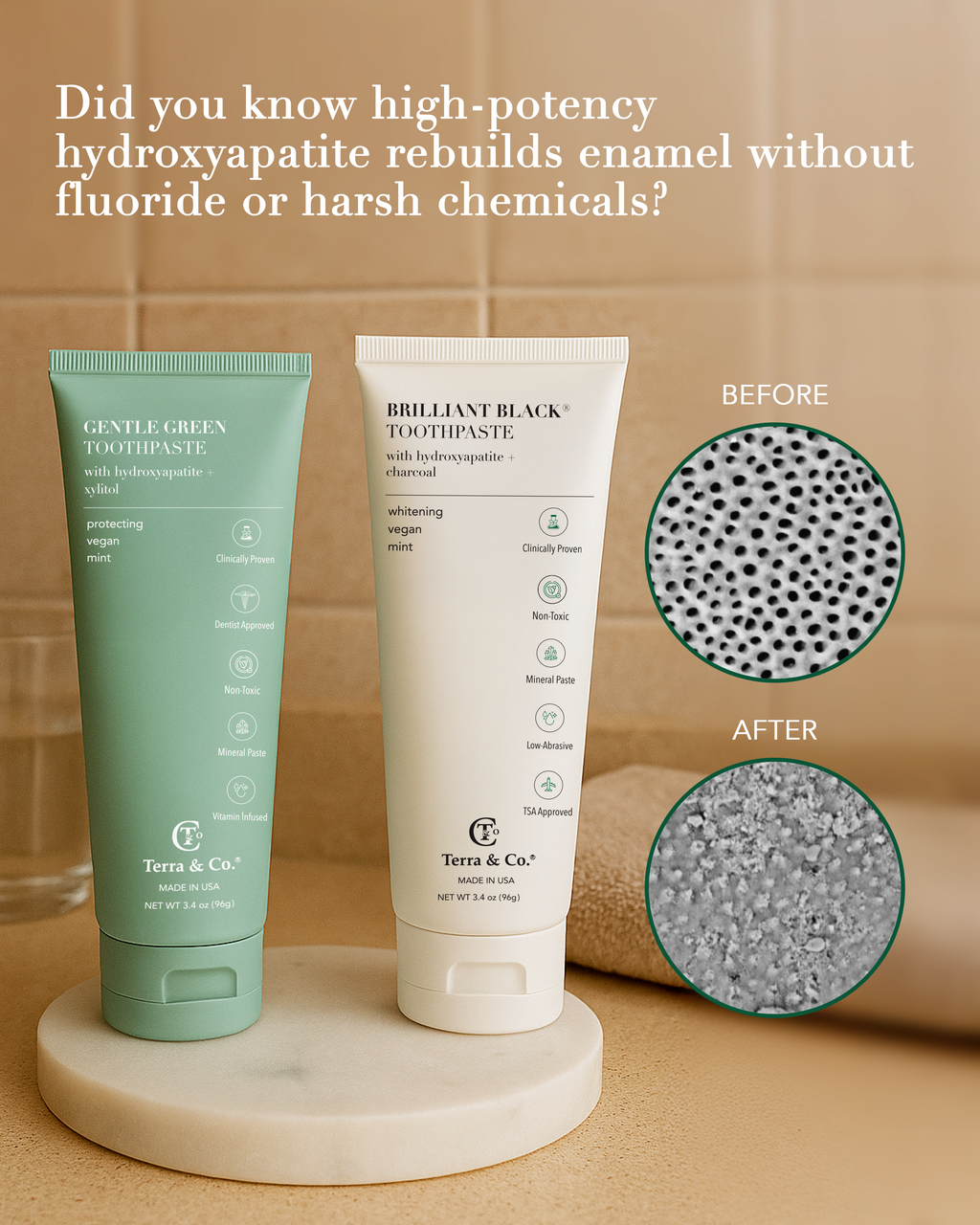 Terra & Co. Brilliant Black® Toothpaste Duo | 2-Pack