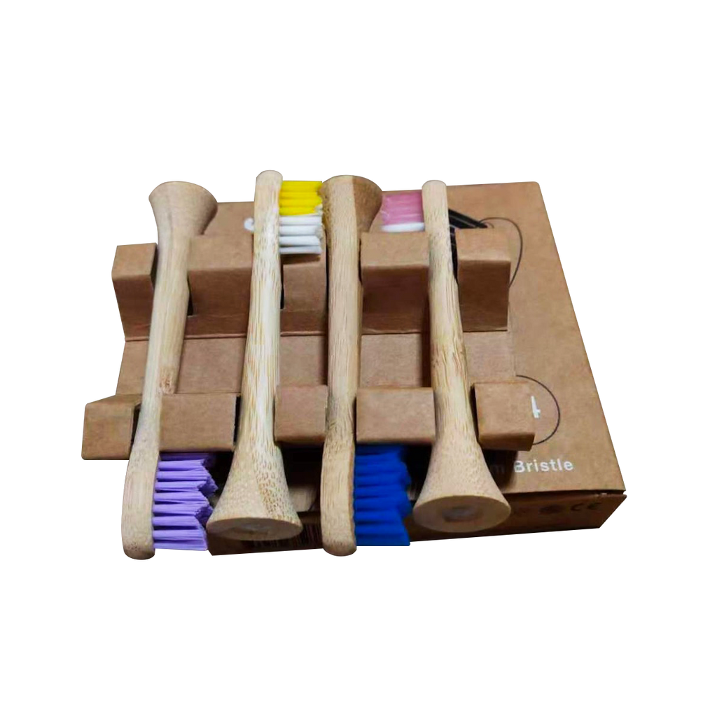 Bamboo Electric Toothbrush Replacement Heads | 4-Pack