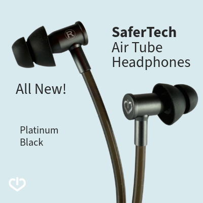 Air Tube Headphones for EMF Protection
