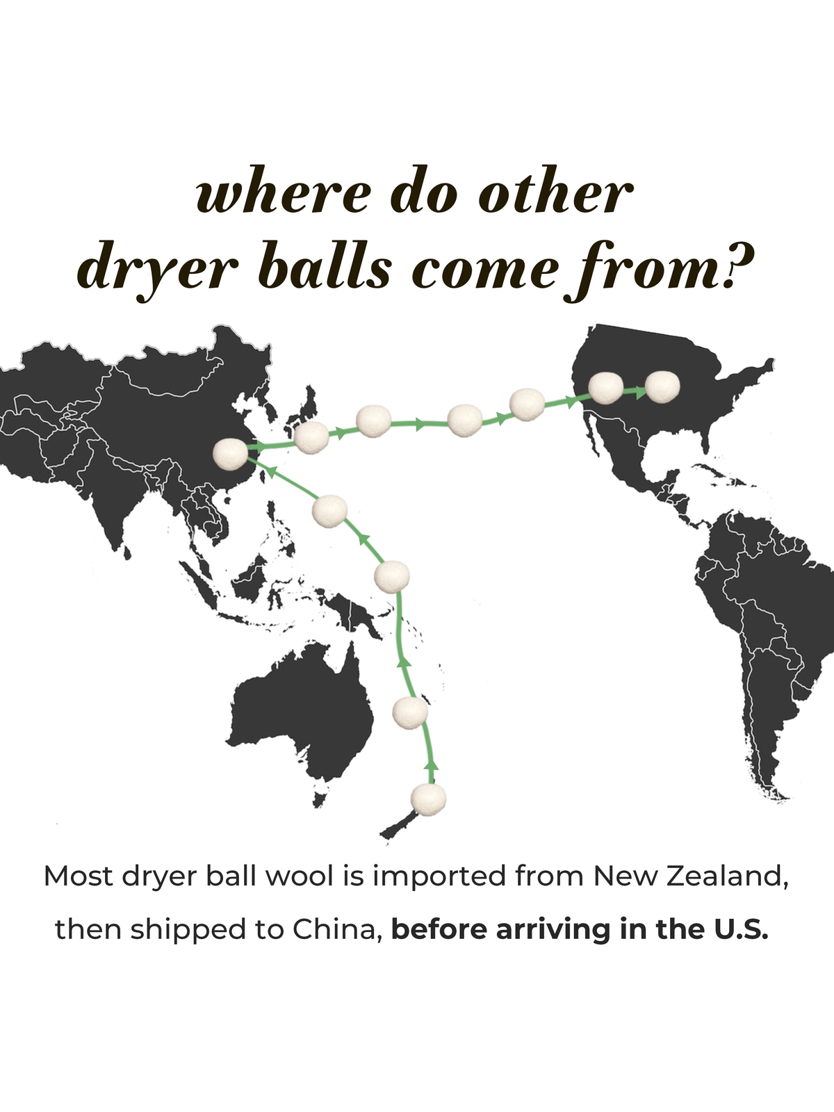 Jumbo Wool Dryer Balls | 3-Pack | Climate Beneficial™ Certified