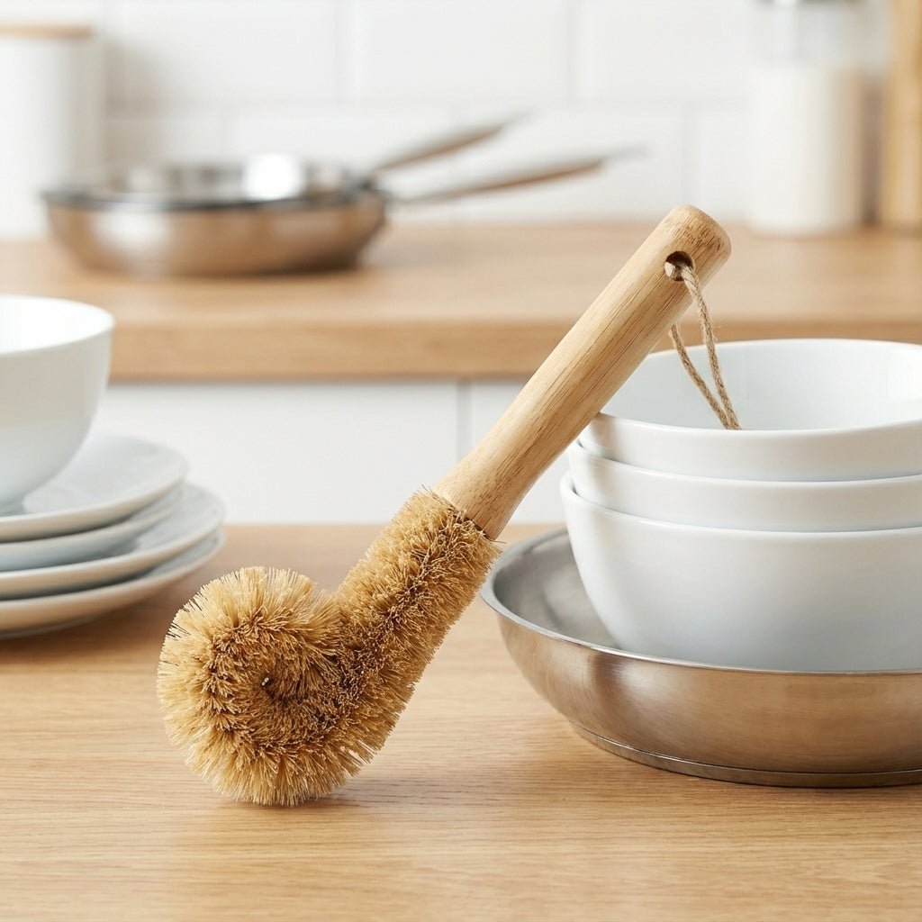 Bamboo Drinkware Cleaning Brush | Straight | Plastic-Free