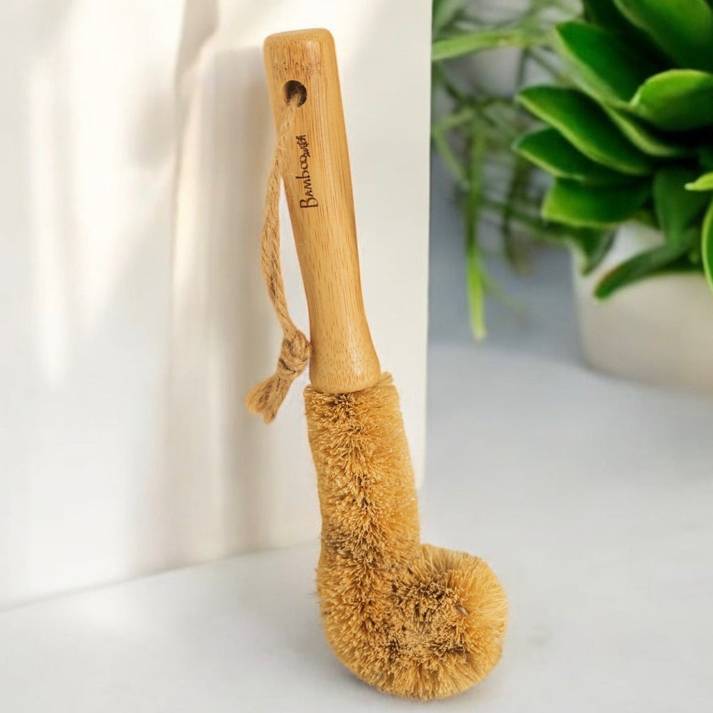 Bamboo Drinkware Cleaning Brush | Straight | Plastic-Free