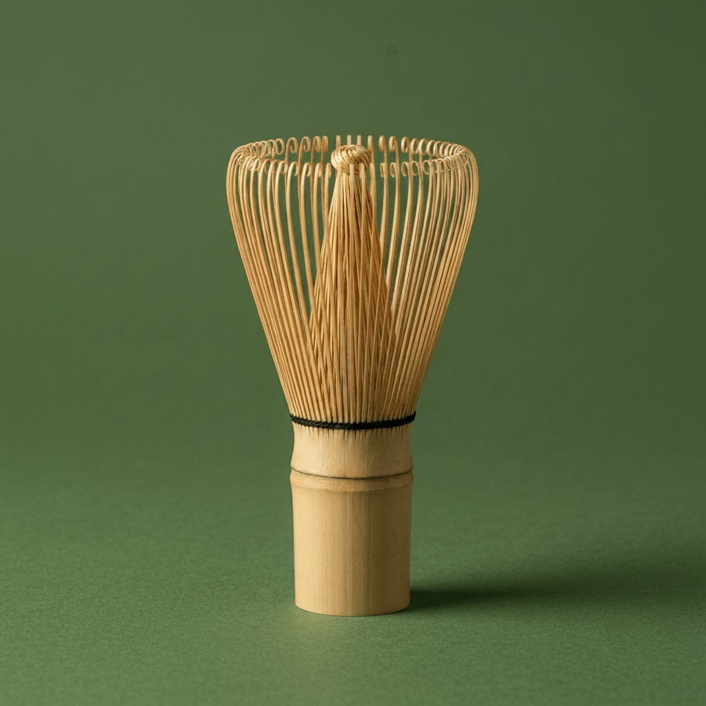 Bamboo Matcha Whisk | 100 Bristles | Single-Piece Bamboo