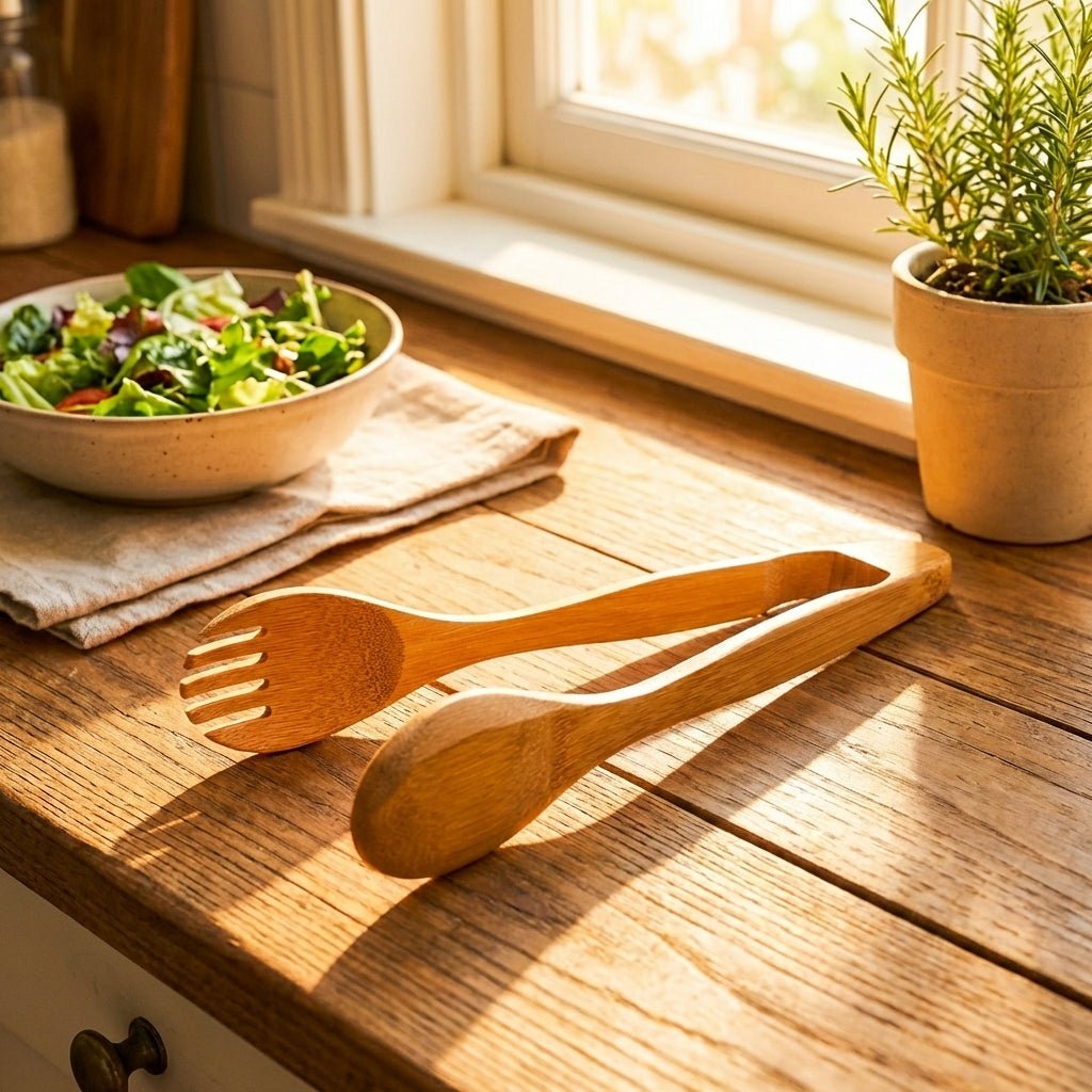 Bamboo Salad Tongs