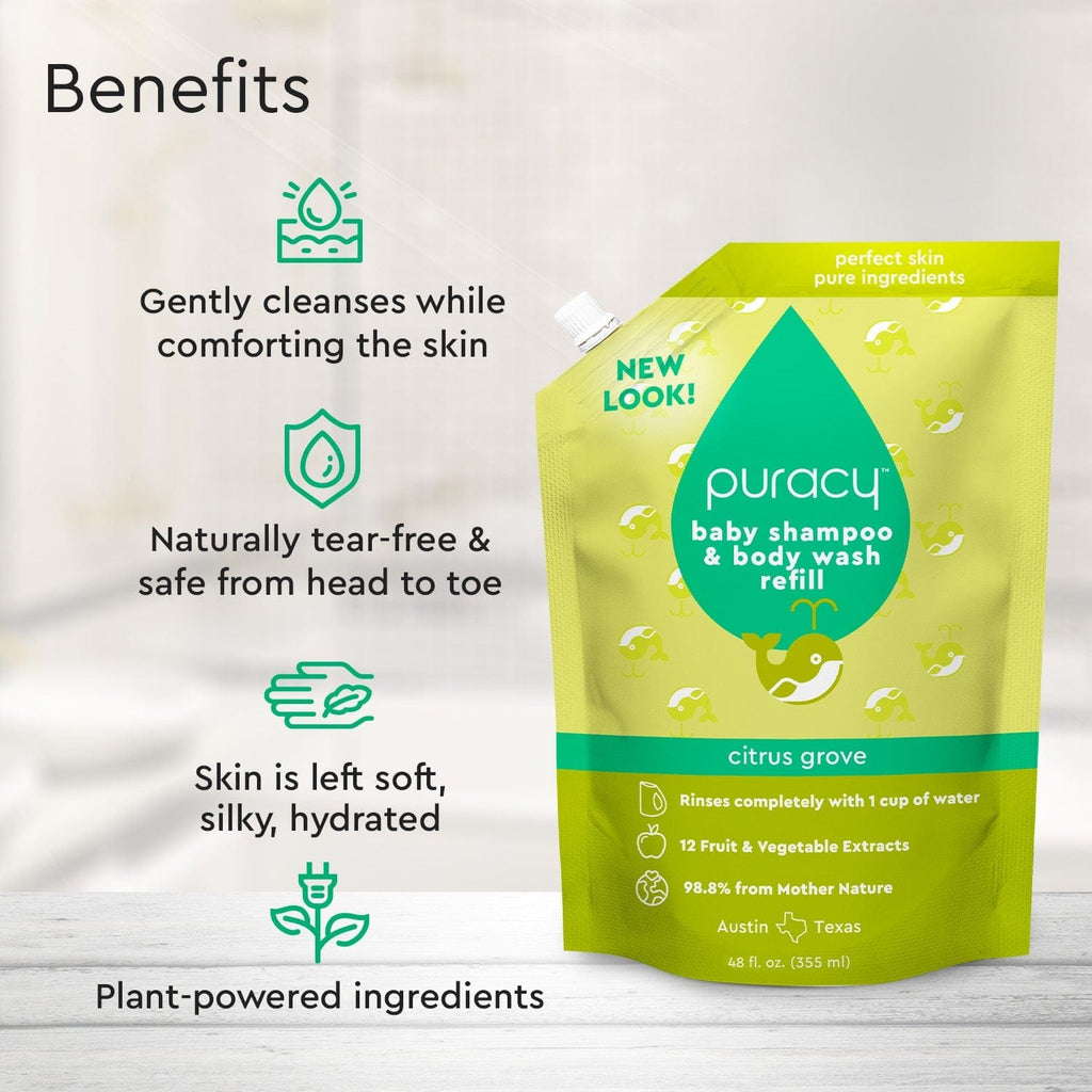 Puracy Baby Shampoo + Body Wash