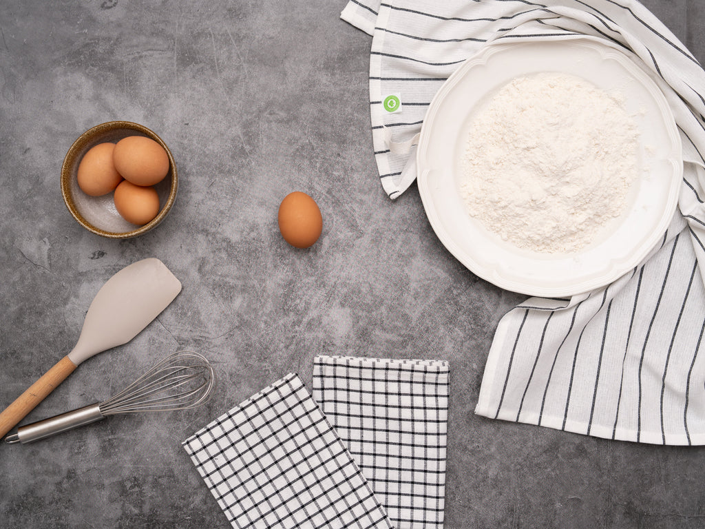 Stripe + Check Kitchen Towel Set