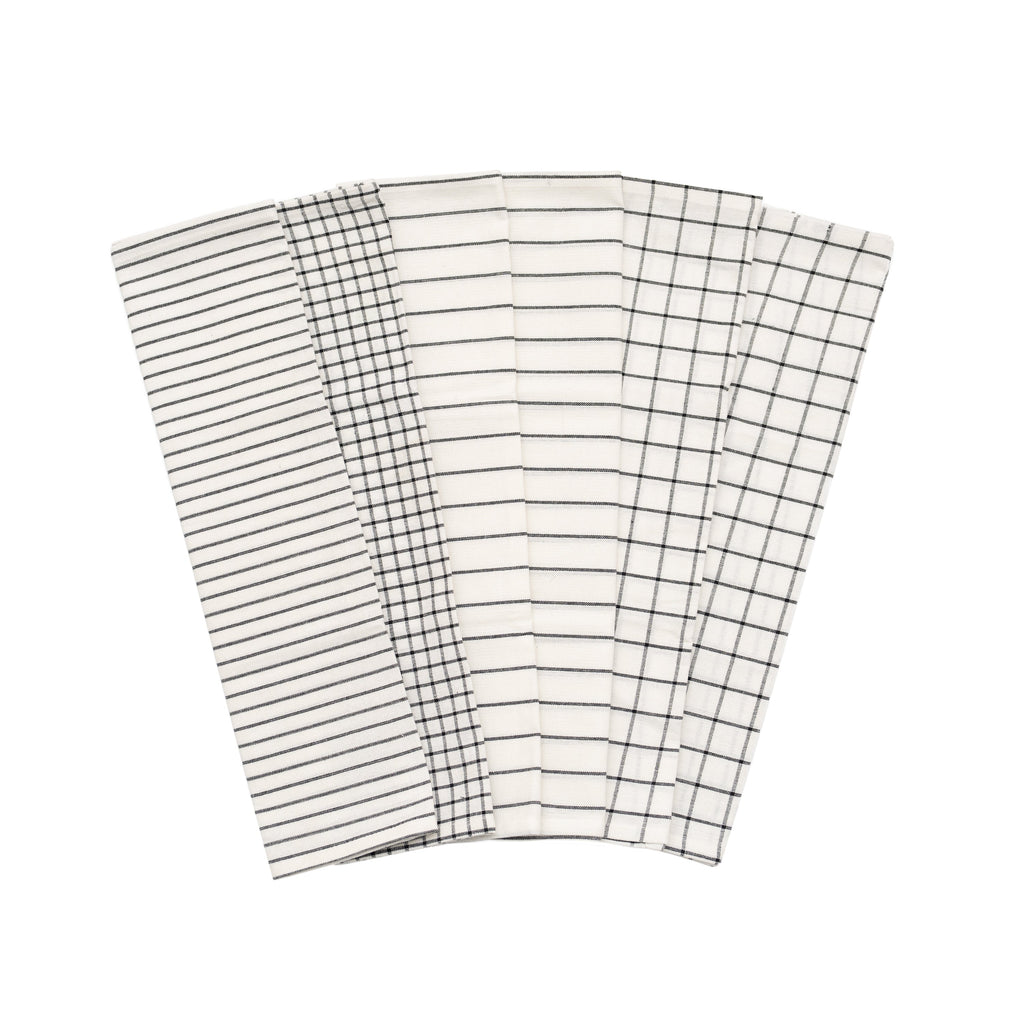 Stripe + Check Kitchen Towel Set