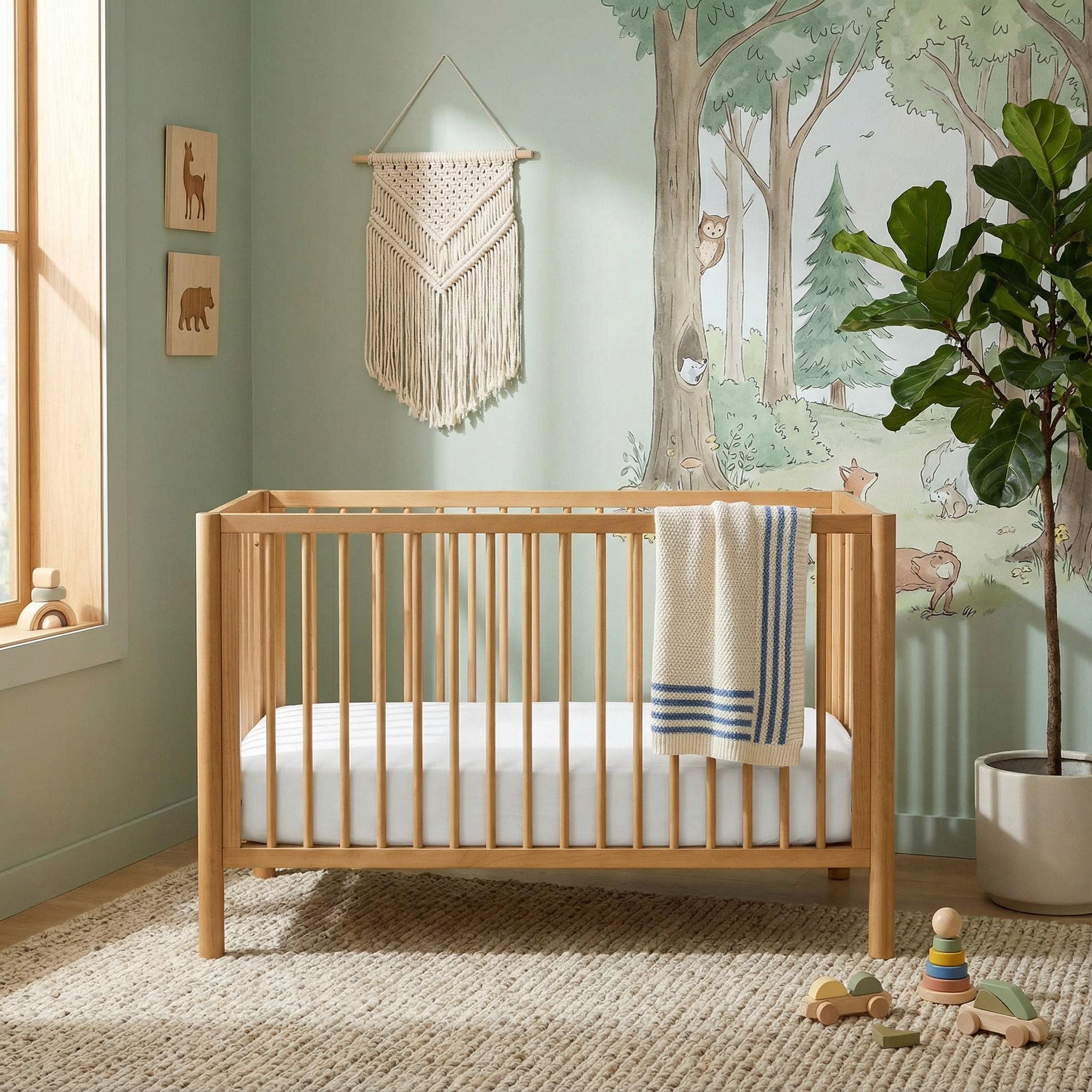 CleanBamboo® Signature Sateen Crib + Toddler Fitted Sheet