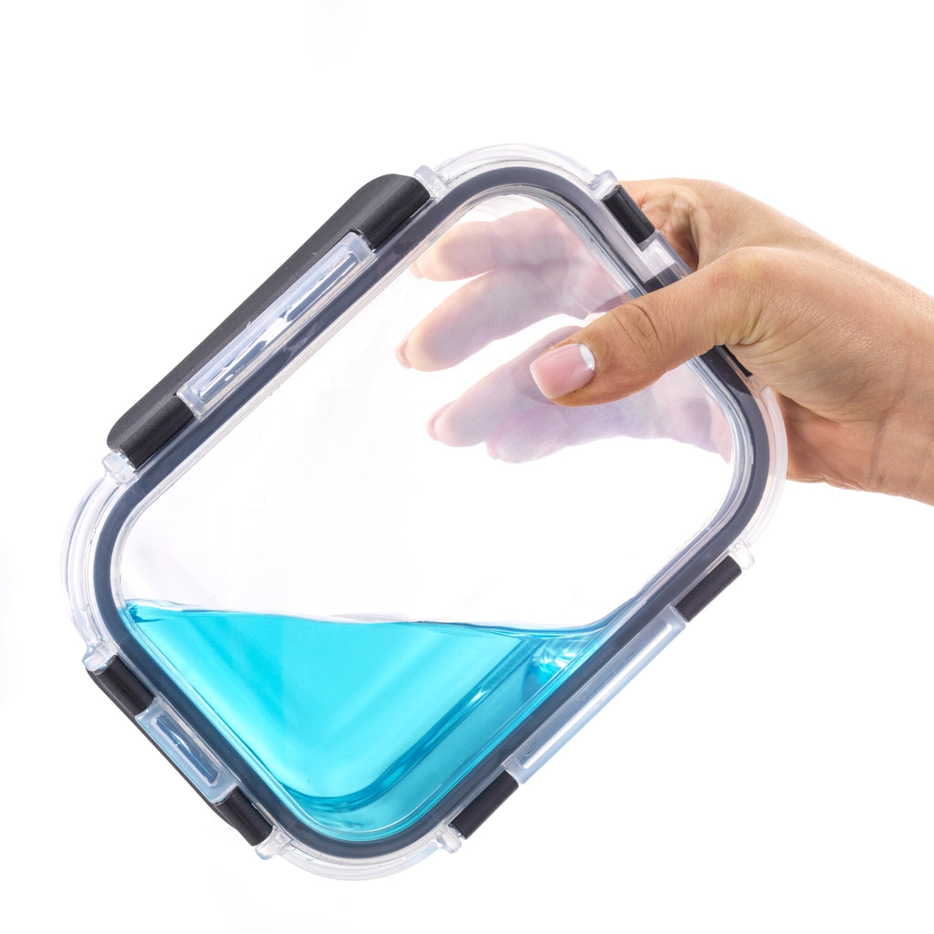 Glass Food Storage Containers with Airtight Lids | Set of 5