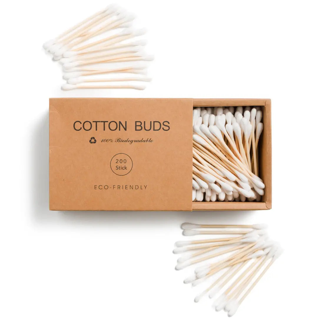 Bamboo + Cotton Swabs