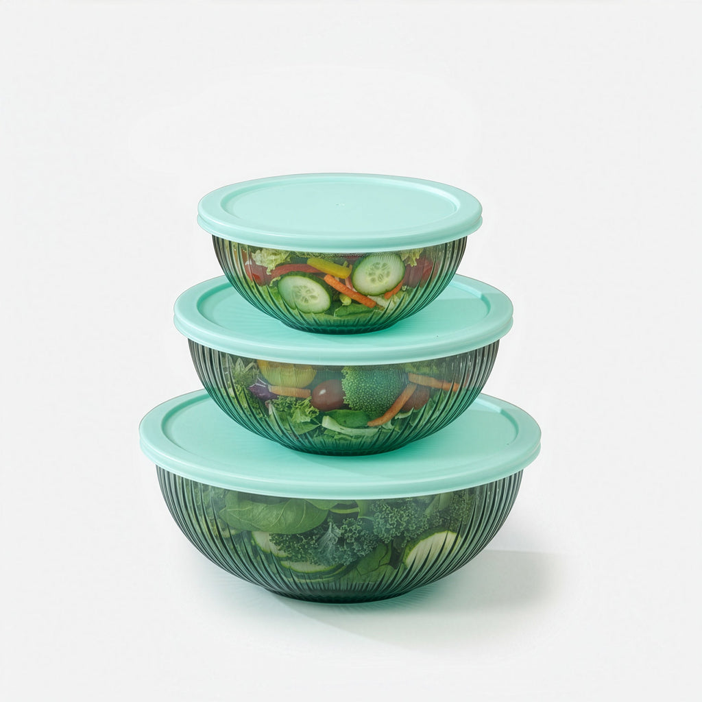 Borosilicate Glass Mixing Bowl Set