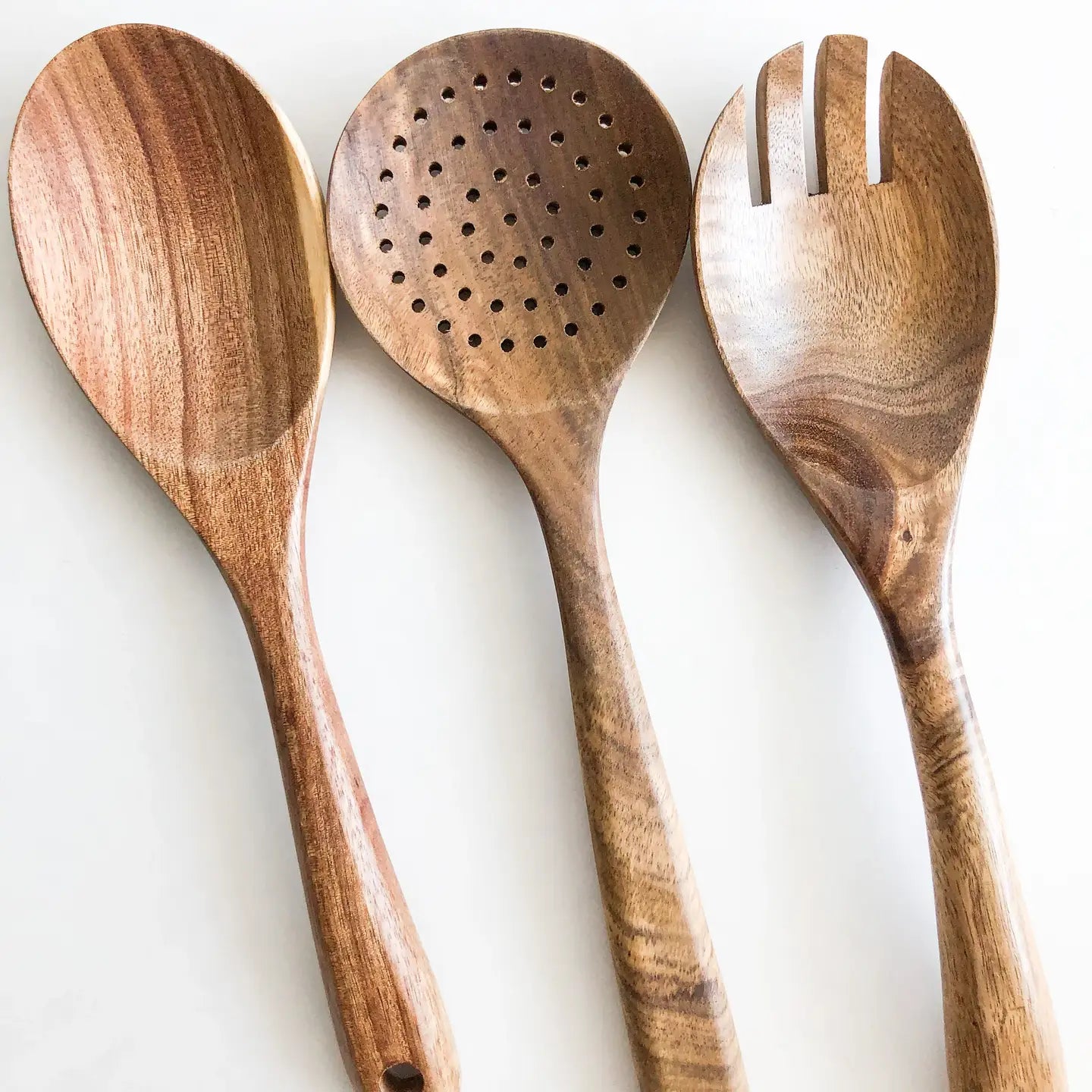 Acacia Wood Kitchen Utensil Set