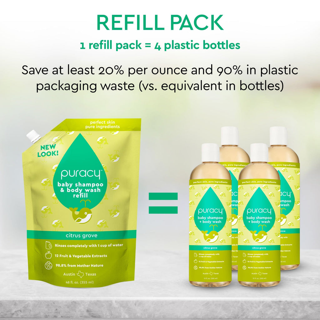 Puracy Baby Shampoo + Body Wash