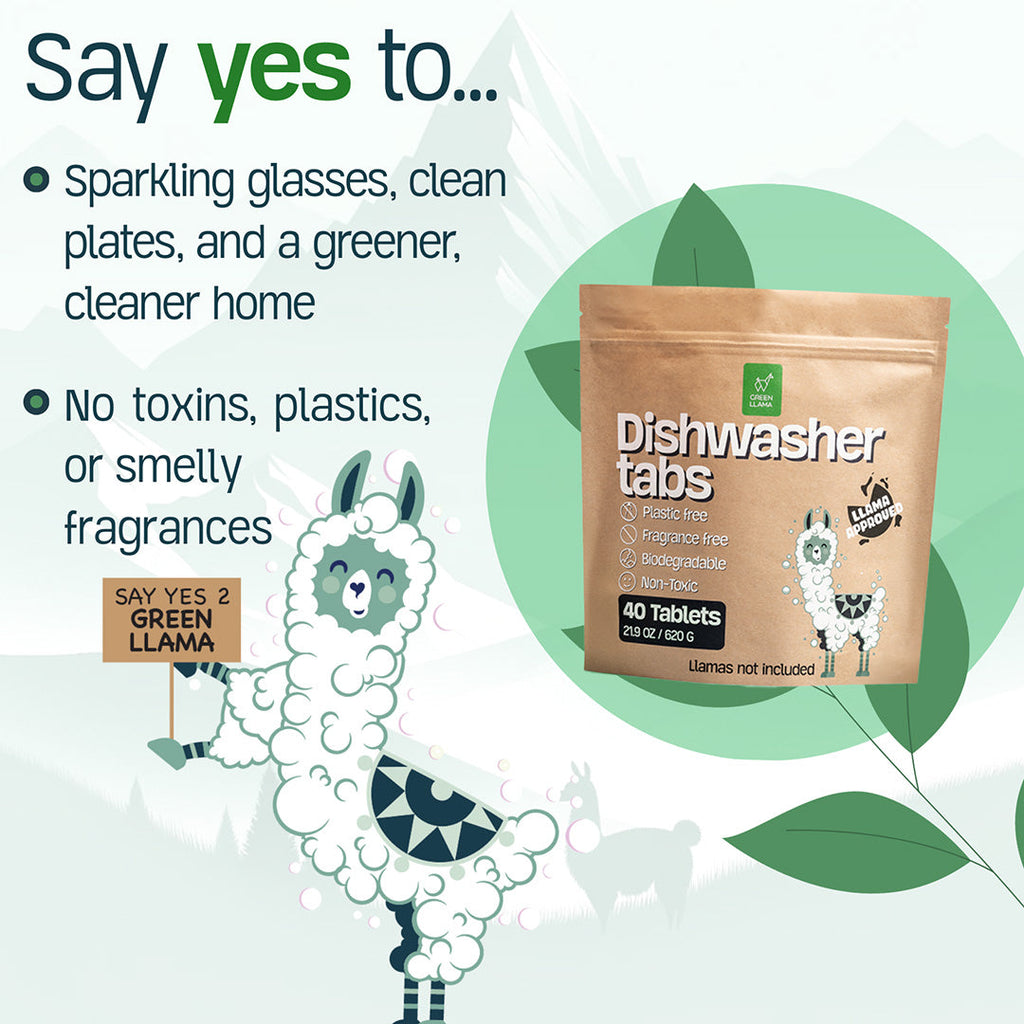 EWG Verified™ + PVA-Free Dishwasher Tabs