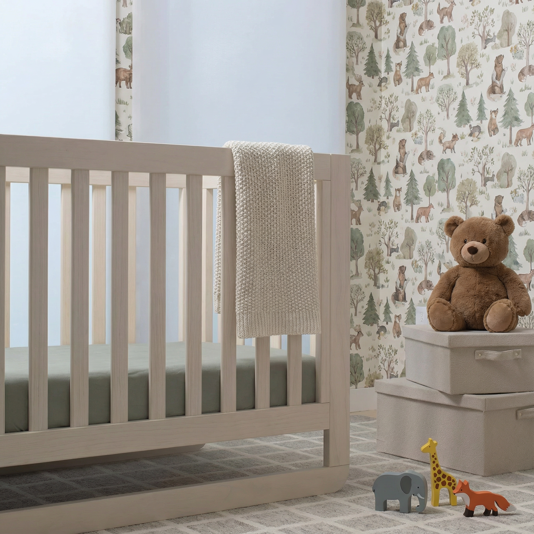 CleanBamboo® Signature Sateen Crib + Toddler Fitted Sheet