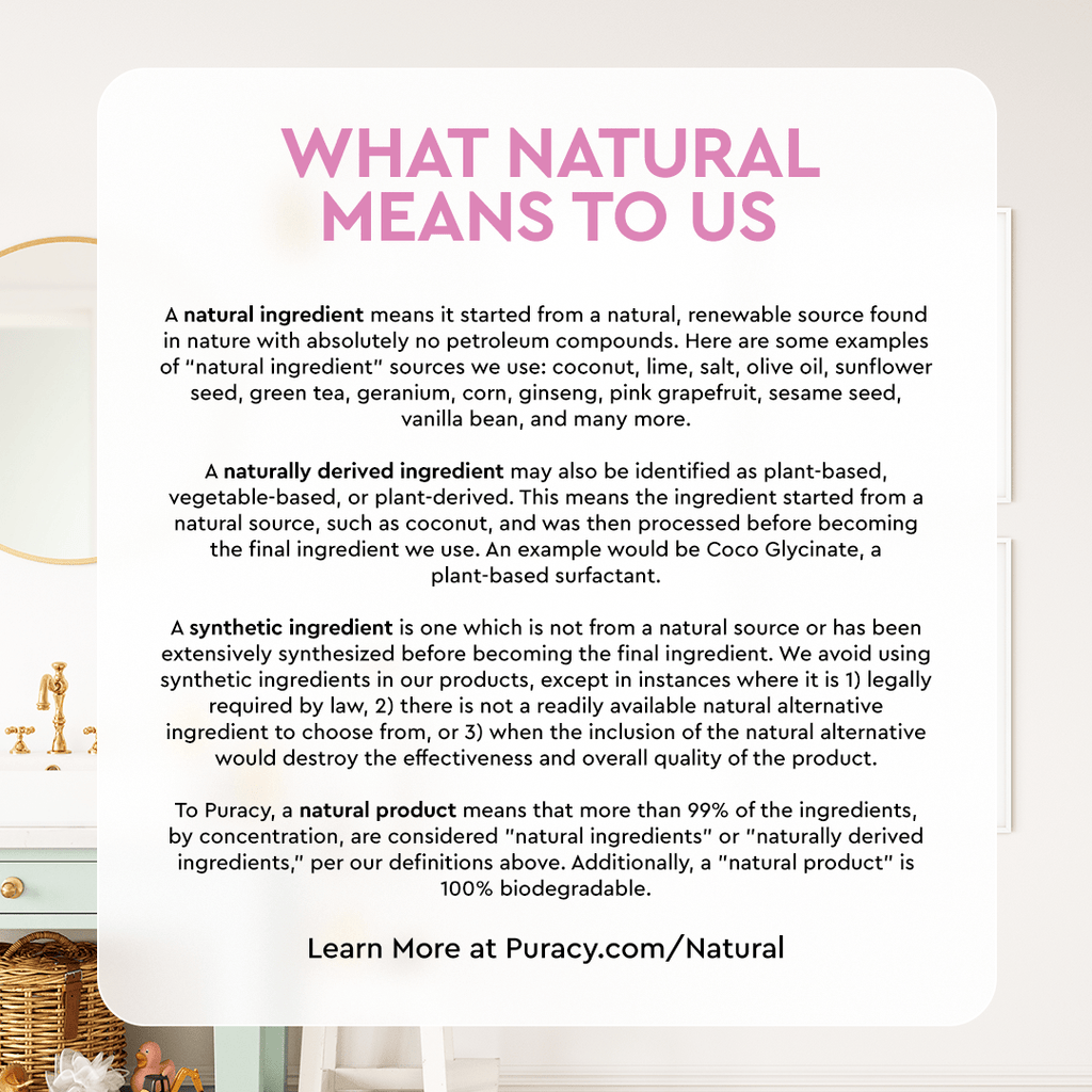 Puracy Baby Bubble Bath | Hypoallergenic